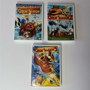 Open Season 1-3 DVD Bundle Kids Family Movies Animated Lot